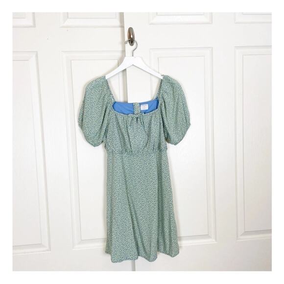 Crewcuts x J. Crew Mini Floral Print Puff Sleeve Dress NWT Sz 16 - Picture 2 of 9